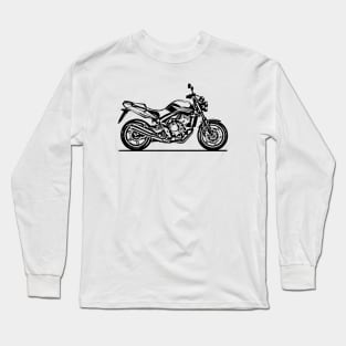 CBF600N Motorcycle Sketch Art Long Sleeve T-Shirt